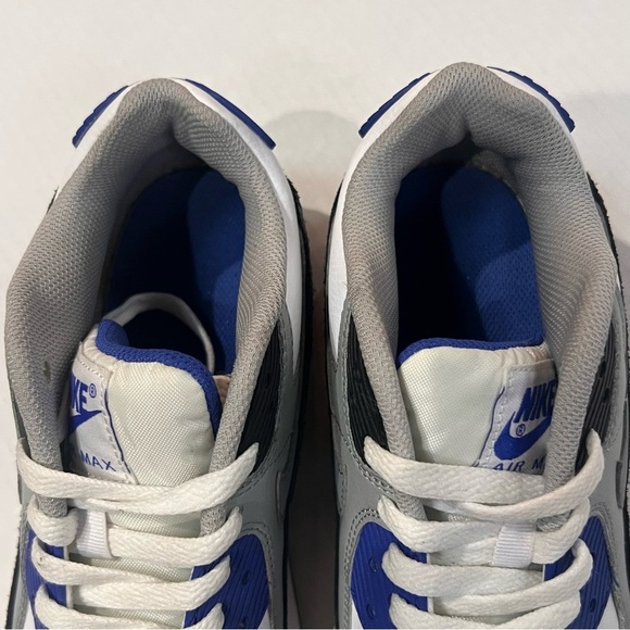 Nike Air Max 90 OG White Grey and Blue size 6Y/7.5 Women’s. Brand New condition - Picture 4 of 7